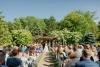 Wedding ceremony happening at Minerals Wedding Garden at Minerals Hotel.