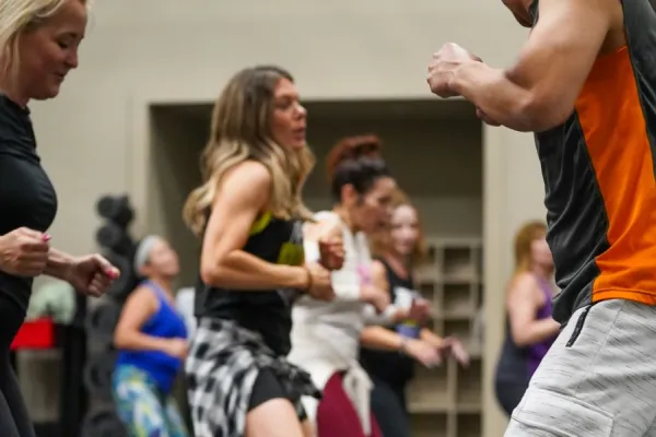 Zumba class with William