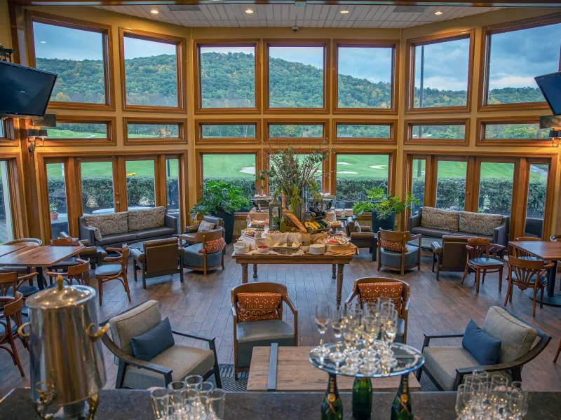 Black Bear Golf club wedding cocktail hour