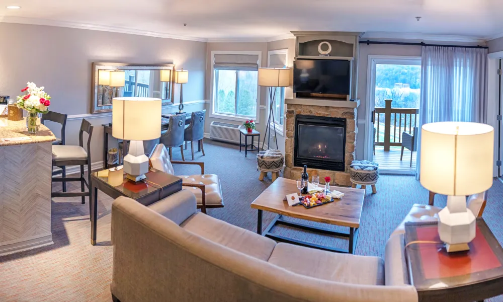 Pano of the Presidential Suite in Minerals Hotel